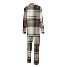 Load image into Gallery viewer, KC Christmas Plaid Unisex Imitation Silk Shirt Suit
