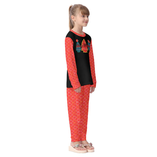 Merry Chiefsmas Arrowhead Kid's Pajamas Set