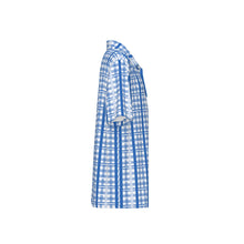 Load image into Gallery viewer, Boys Spirit Polo - Blue and White Plaid