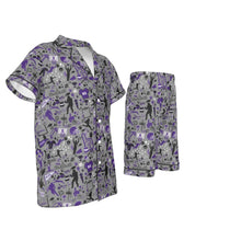 Load image into Gallery viewer, All-Over Print Kid&#39;s Imitation Silk Short Pajamas