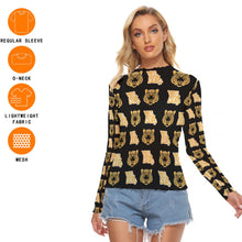 Load image into Gallery viewer, Mizzzzz-raw Ladies Mesh Top