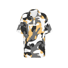 Load image into Gallery viewer, Boys Spirit Polo - Black and Gold Camo