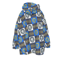 Load image into Gallery viewer, TCCS All-Over Print Kid&#39;s Sherpa Fleece Hoodie Blanket