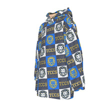 Load image into Gallery viewer, TCCS All-Over Print Kid&#39;s Sherpa Fleece Hoodie Blanket