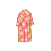 Load image into Gallery viewer, Boys Spirit Polo - Red and Gold Plaid