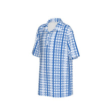 Load image into Gallery viewer, Boys Spirit Polo - Blue and White Plaid