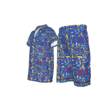 Load image into Gallery viewer, All-Over Print Kid&#39;s Imitation Silk Short Pajamas