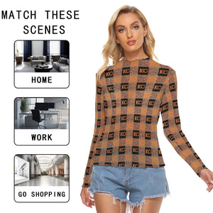 KC Leopard Women's Mesh Top