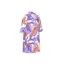 Load image into Gallery viewer, Boys Spirit Polo - Purple and Orange Camo