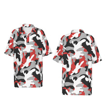 Load image into Gallery viewer, Boys Spirit Polo - Black and Red Camo