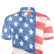 Load image into Gallery viewer, PRE-ORDER Men's Old Glory Stretch Polo