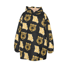 Load image into Gallery viewer, MIZZ raw Kid&#39;s Sherpa Fleece Hoodie Blanket