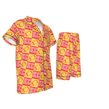 Load image into Gallery viewer, All-Over Print Kid&#39;s Imitation Silk Short Pajamas