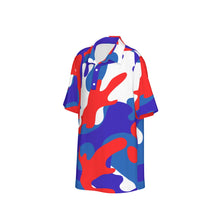 Load image into Gallery viewer, Boys Spirit Polo - Camo Red/White/Blue
