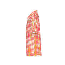 Load image into Gallery viewer, Boys Spirit Polo - Red and Gold Plaid