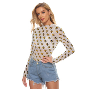 Yellow Jackets Ladies Mesh Top