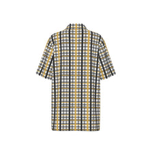 Load image into Gallery viewer, Boys Spirit Polo - Black and Gold Plaid