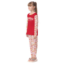 Load image into Gallery viewer, KC Micro Print Kid&#39;s Pajamas Set