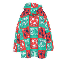Load image into Gallery viewer, Current-ly Kid&#39;s Sherpa Fleece Hoodie Blanket