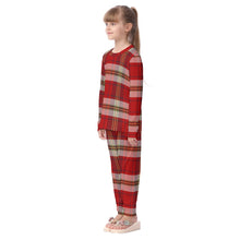 Load image into Gallery viewer, Christmas Plaid Print Kid&#39;s Pajamas Set