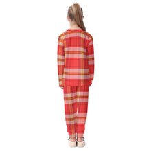 Load image into Gallery viewer, Kc Christmas Plaid Print Kid&#39;s Pajamas Set