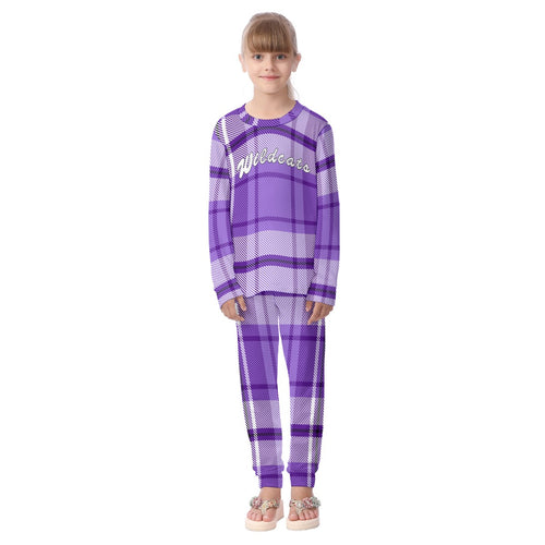 Wildcats Purple Plaid Pajamas Set