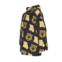 Load image into Gallery viewer, MIZZ raw Kid&#39;s Sherpa Fleece Hoodie Blanket