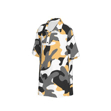 Load image into Gallery viewer, Boys Spirit Polo - Black and Gold Camo