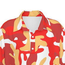 Load image into Gallery viewer, Boys Spirit Polo - Red and Gold Camo