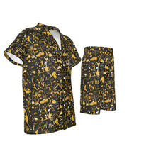 Load image into Gallery viewer, All-Over Print Kid&#39;s Imitation Silk Short Pajamas