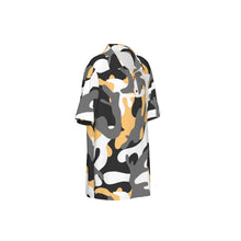Load image into Gallery viewer, Boys Spirit Polo - Black and Gold Camo