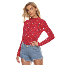 Load image into Gallery viewer, STL Red Micro Women's Mesh T-shirt