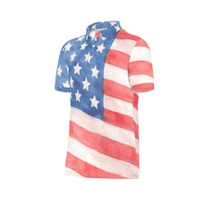Load image into Gallery viewer, PRE-ORDER Men's Old Glory Stretch Polo