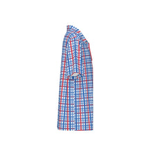 Load image into Gallery viewer, Boys Spirit Polo Collar- Red/White/Blue Plaid