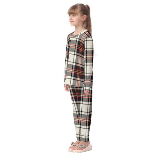 Kc Christmas Plaid Kid's Pajamas Set