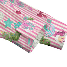 Load image into Gallery viewer, Christmas Stripe Pink Unisex Imitation Silk Shirt Suit