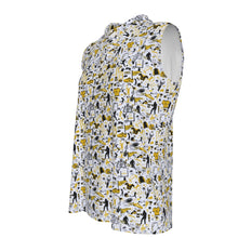 Load image into Gallery viewer, Yellow Jacket Ladies UV Protection Sleeveless Polo Shirt