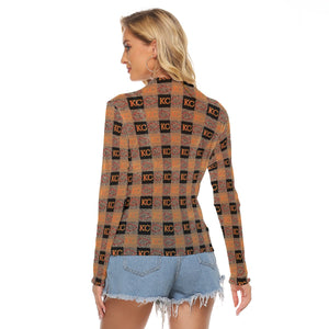 KC Leopard Women's Mesh Top