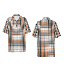 Load image into Gallery viewer, Boys Spirit Polo - Black and Orange Plaid