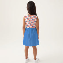 Load image into Gallery viewer, PRE-ORDER Girls Americana Sleeveless A-Line Dress