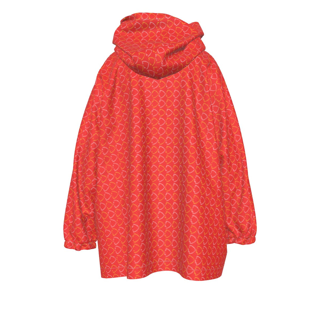 Arrowhead Kid's Sherpa Fleece Hoodie Blanket
