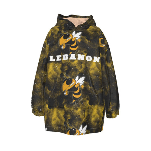 Smokin Buzz Kid's Sherpa Fleece Hoodie Blanket