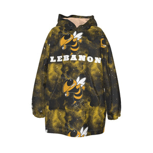 Smokin Buzz Kid's Sherpa Fleece Hoodie Blanket