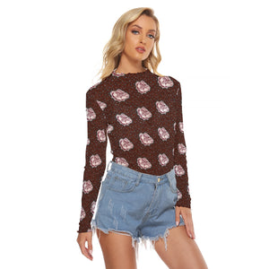 Rolla Bulldog Leopard Women's Mesh Top