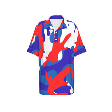 Load image into Gallery viewer, Boys Spirit Polo - Camo Red/White/Blue