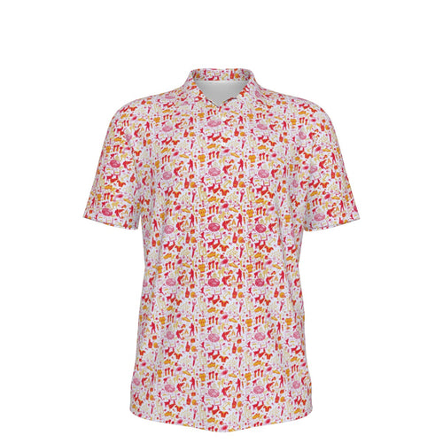 KC Game Day Print Men's UV Protection POLO Shirt