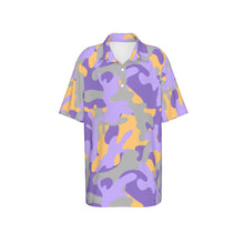 Load image into Gallery viewer, Boys Spirit Polo - Purple and Gold Camo