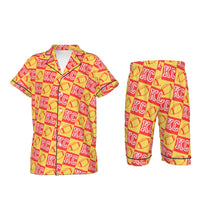 Load image into Gallery viewer, All-Over Print Kid&#39;s Imitation Silk Short Pajamas