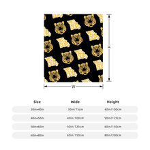 Load image into Gallery viewer, Mizz-Raw Blanket -black