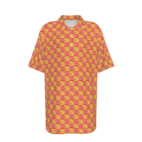 Kc Football Check Youth UV Protection POLO Shirt